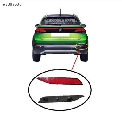 VW TAİGO 22-23 TAMPON REFLEKTÖRÜ SAĞ ARKA 2G7945106B