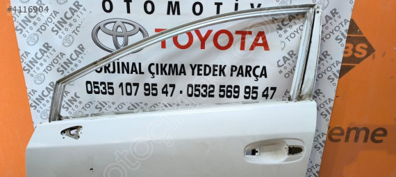 TOYOTA AVENSİS 2010 2017 SOL ÖN KAPI ÇIKMA ORJİNAL