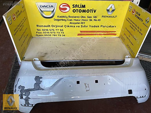 RENAULT CLIO 5 ÇIKMA ORJİNAL ARKA TAMPON VE DİĞER PARÇALARI
