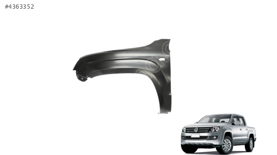 2H0821101A VW AMAROK 2010-2016 SOL ÇAMURLUK