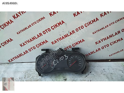 CLİO 3 GÖSTERGE SAATİ KAYHANLAR OTO ÇIKMA 