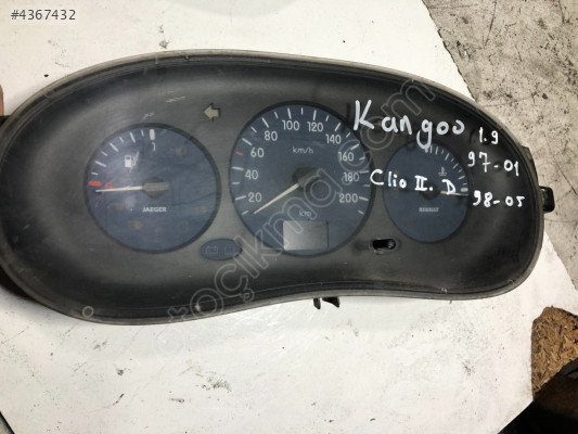 Renault Kangoo 1.9 D 1998-2005 Kilometre Saati 09043080094