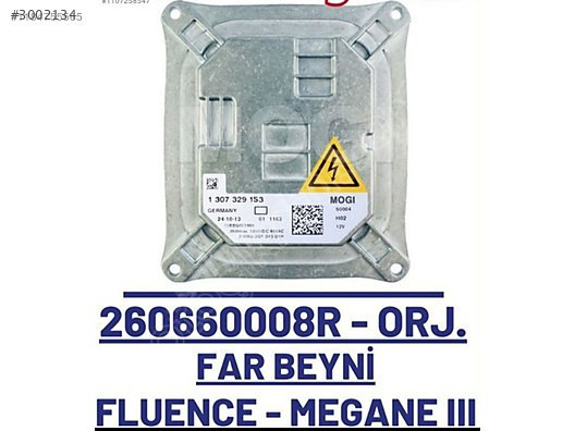 RENAULT FLUENCE FAR BEYNİ