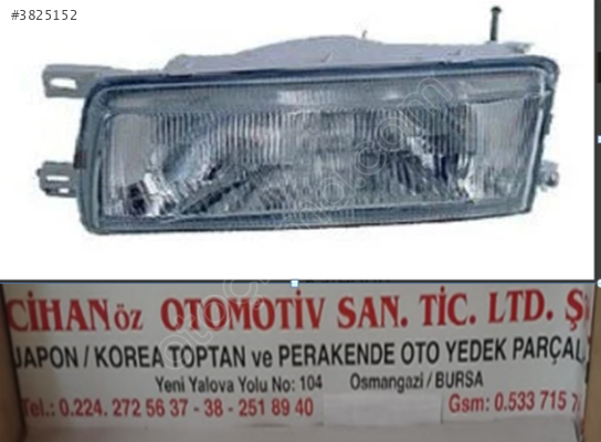 NİSSAN SUNNY ÖN SAĞ- SOL FAR 1990-1993 BG010-060-72Y00::