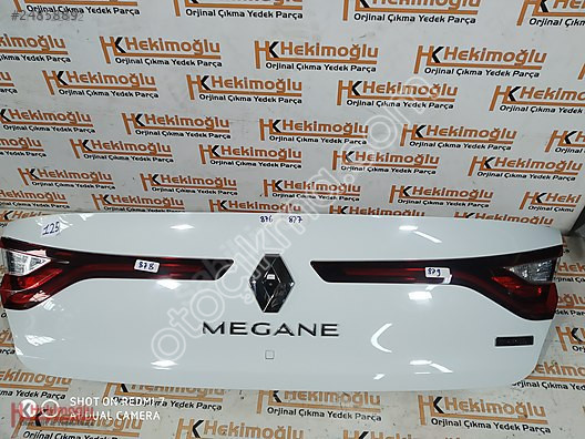 RENAULT MEGANE 4 İCON KAMERALI BAGAJ KAPAĞI DIŞ PLASTİK BAGA