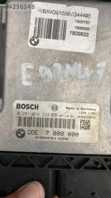 BMW E90 M47 DDE7809000 MOTOR BEYNİ OTO FEDAİ