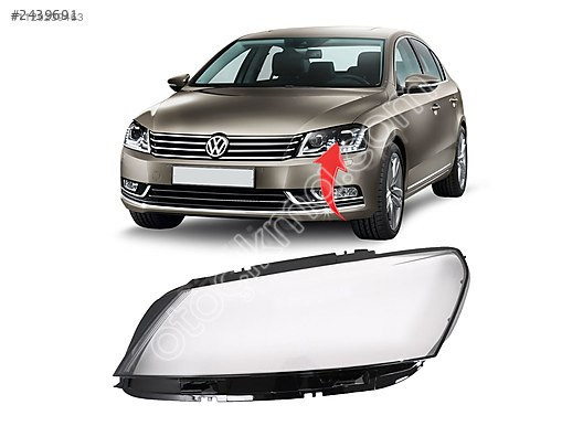 VW Passat B7 Modeli için Sol Far Camı