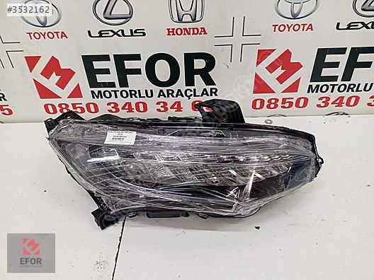 HONDA CİVİC SIFIR SAĞ FAR 16-21 OEM NO: 33150-TED-P10