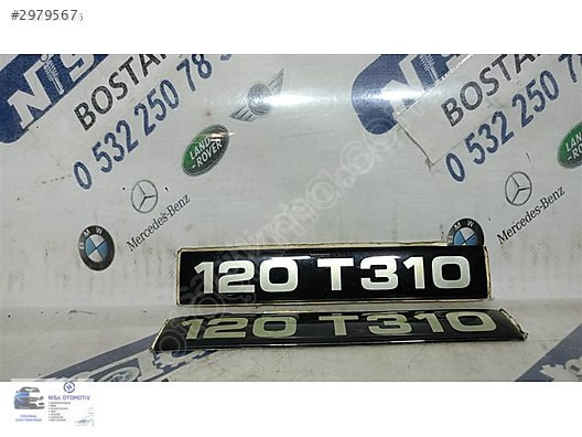 FORD TRANSİT 2 KAPI YAZI AMBLEMİ 120 T310
