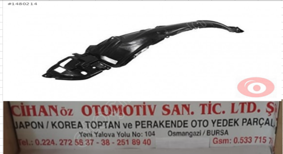 Toyota Corona Davlumbaz Sağ Sol