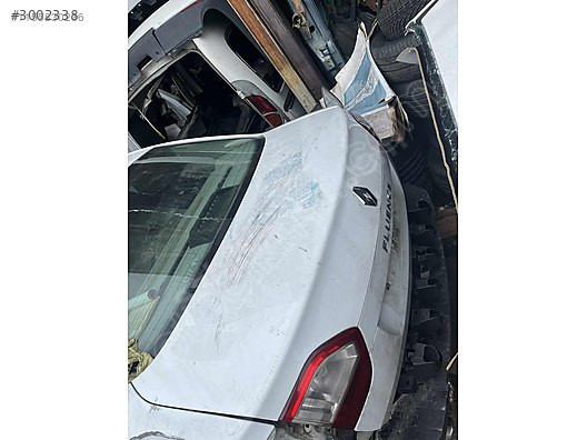 RENAULT FLUENCE ARKA BAGAJ