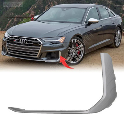 Audi A6 Tampon Kapağı Süs Çıtası Gümüş Sol 2022-2025 4K0807967A T