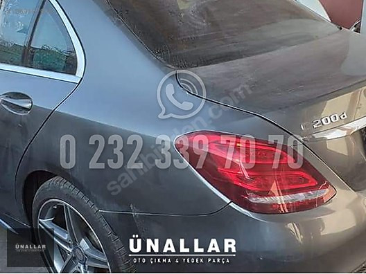 MERCEDES C200 SOL ARKA ÇAMURLUK ve TÜM AKS.| ÜNALLAR OTO ÇIKMA |