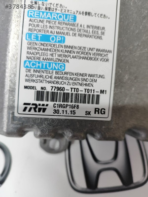 HONDA CİVİC AİRBAG BEYİN ORJİNAL PARÇA 12-15 77960-TT0-T011-M1