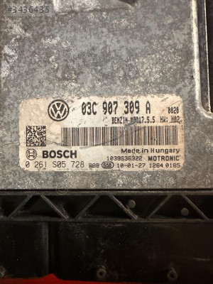 MED 17.5.5 vw jetta scırocco golf m1.4 tsı motor beyni
