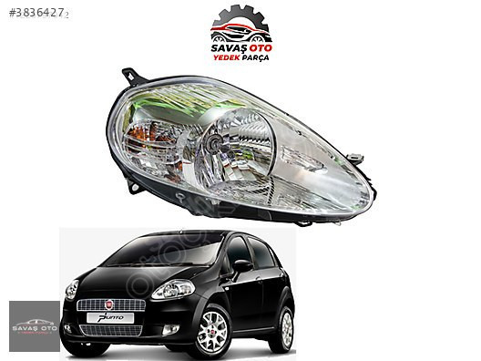 PUNTO ÖN FAR SAĞ SOL ELEKTRİKLİ 2006 2007 2008 2009 2010 / BEYAZ