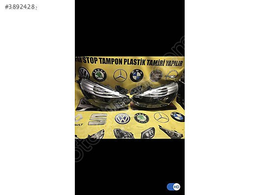 RENAULT CLİO 4 SAĞ SOL HELOJEN FAR ORJİNAL ÇIKMA TEMİZ