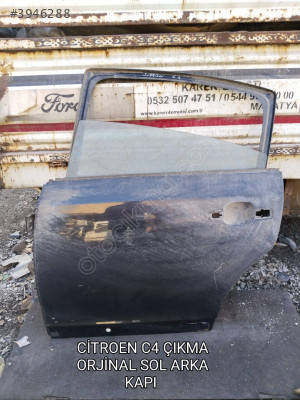 CİTRÖEN C4 ÇIKMA ORJİNAL SOL ARKA KAPI 2005-2011