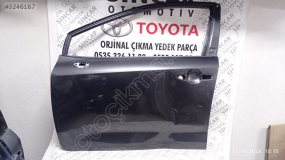TOYOTA COROLLA 2019 2024 SOL ÖN KAPI ÇIKMA ORJİNAL