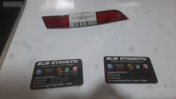 VOLKSWAGEN PASSAT ARKA TAMPON REFLEKTÖRÜ SAĞ