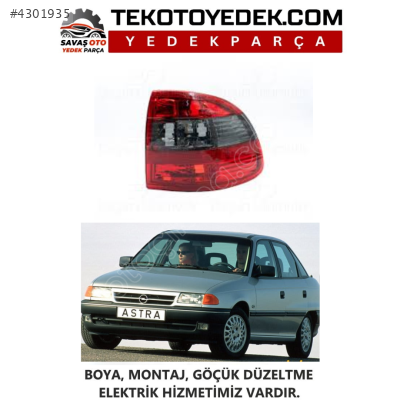 ASTRA F SEDAN ARKA KOYU KRISTAL STOP SAĞ SOL 1996 1997 1998 1999