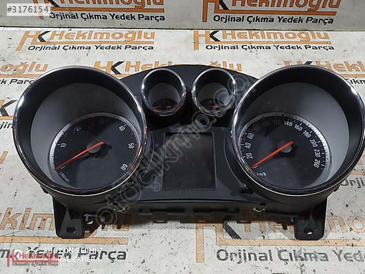 OPEL ASTRA J KİLOMETRE SAATİ KADRAN 600775881 39069789 KİLOMETRE