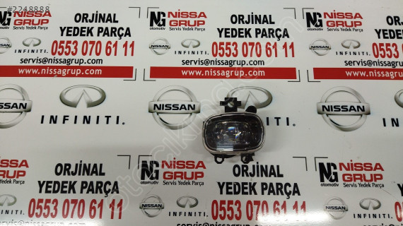 NİSSAN QASHQAİ SAĞ SİS FARI ÇIKMA J12 2022- 26150-4122R