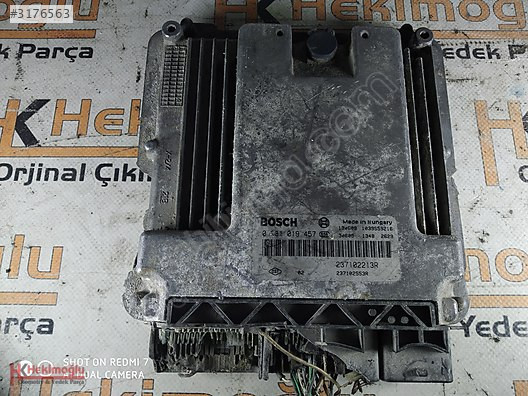 RENAULT HASARLI KIRIK CLİO MOTOR BEYNİ 1.5 DCI DİZEL 237102213R