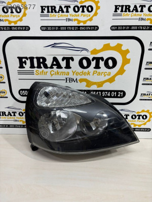 7701054063 CLIO 2 SIYAH SAĞ FAR 2002-2004 KOMPLE