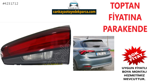 FİAT EGEA HB/CROSS LEDLİ ORJINAL SAĞ ARKA İÇ STOP SIFIR  52157302