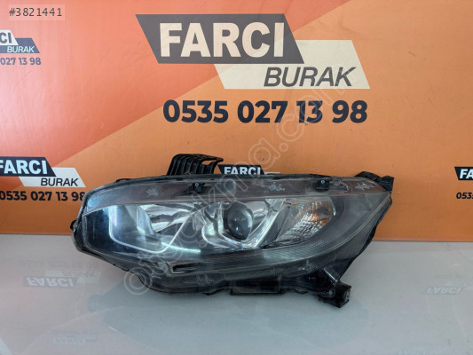 HONDA CİVİC FC5 MERCEKLİ SOL FAR ORJİNAL