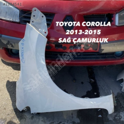 TOYOTA COROLLA 2013 2015 SAĞ ÇAMURLUK EYUPCAN OTO