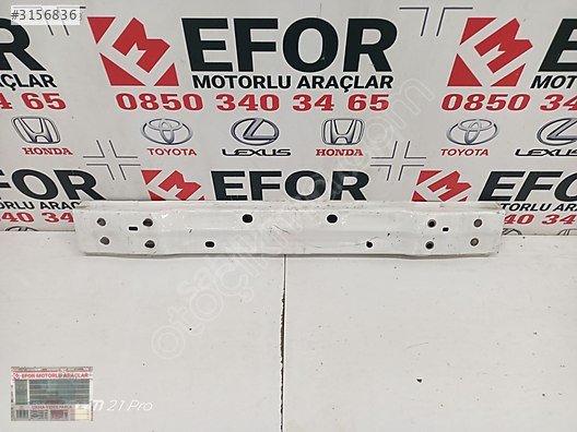 TOYOTA AURİS ARKA TAMPON DEMİRİ ÇIKMA ORİJİNAL PARÇA 2013-2018