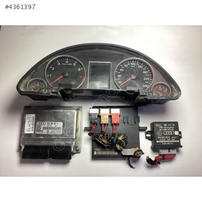 Audi A4 Motor Beyni Komple Seti 0261208691 8E0909557S ME7.5