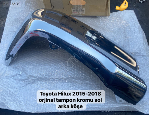TOYOTA HİLUX 2015-2018 ORJİNAL TAMPON KROMU SOL ARKA KÖŞE