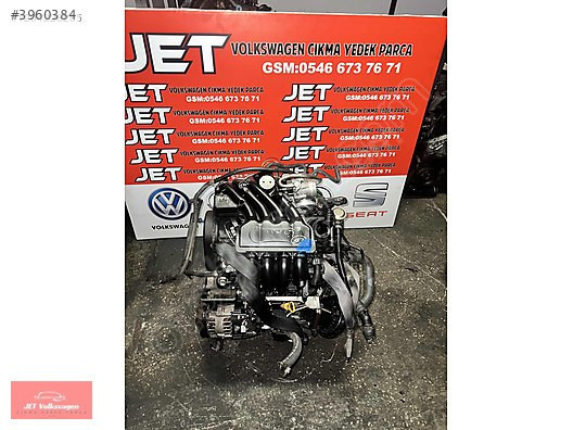 1.6 8V BFQ KODLU KOMPLE MOTOR BORA GOLF AUDİ