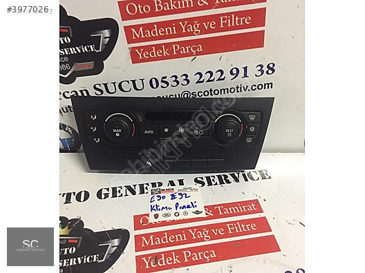 BMW 3 SERİSİ E90 E92 KLİMA KONTROL PANELİ