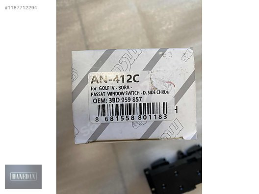 VW GOLF 4 PASSAT SOL ÖN CAM DÜĞMESİ 3B0959857