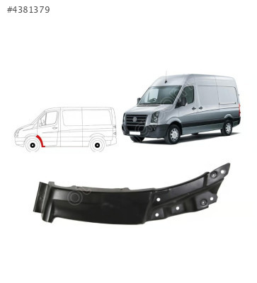 2E0821101  VW CRAFTER 06-16 ÇAMURLUK ALT SACI SOL