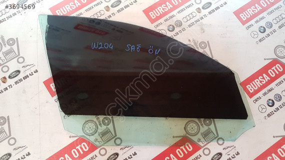 MERCEDES W204 C SERİ SAĞ ÖN KAPI CAMI ORJİNAL