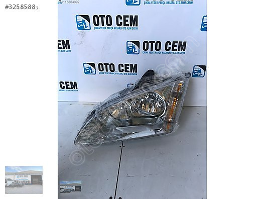OTO CEMDEN ÇIKMA FORD FOCUS 2 SOL YAN SANAYİ SIFIR FAR