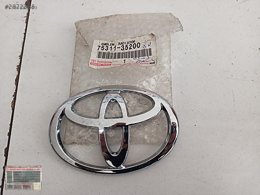 TOYOTA RAV-4 ÖN PANJUR AMBLEMİ ORJİNAL 03-05 OEM:75311-35200