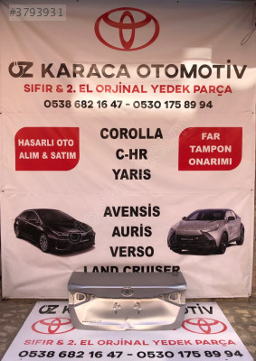 2019-2025 TOYOTA COROLLA ÇIKMA ORJINAL BAGAJ KAPAĞI