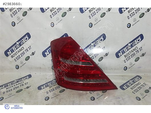 MERCEDES S SERİSİ W221 KASA SOL STOP MAKYAJLI LEDLİ ORJ SÖKME