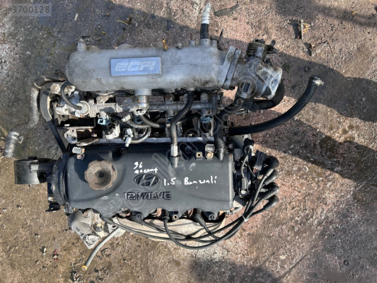 1996 Hyundai accent 1.5 12 valf dolu motor