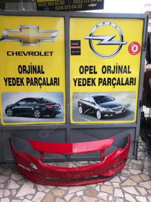 opel astra k kırmızı renk ön tampon çıkma astra tampon