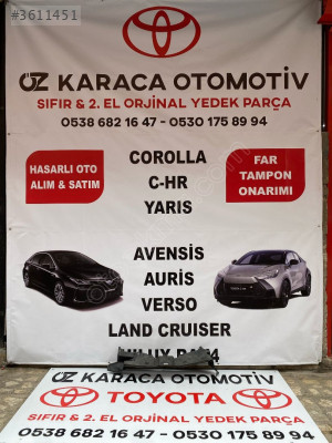2020-2025 TOYOTA YARİS CROSS ÇIKMA ORJİNAL ÖN PANEL ÜST BAKALİTİ