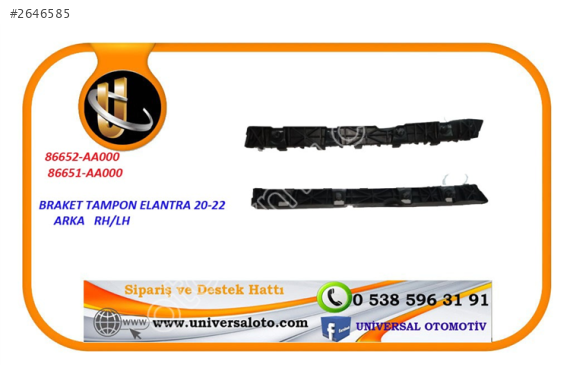 Hyundai Braket Tampon Elantra 20-22 Arka Sağ