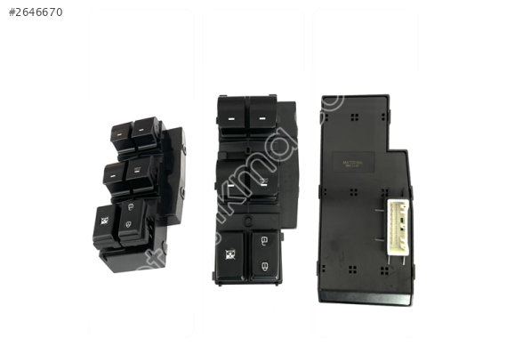 Hyundai Düğme Cam Açma Elantra 16-18 Ön Sol (Elit Plas Model)