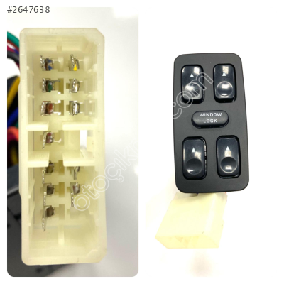 Hyundaı Düğme Cam Açma Elantra 92-94 Ön Sol